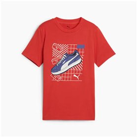 T shirt à manches courtes Enfant Puma Graphics Rouge