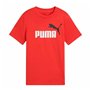 T shirt à manches courtes Enfant Puma Essentials Rouge
