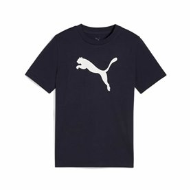 T shirt à manches courtes Enfant Puma Essentials Cat Blue marine