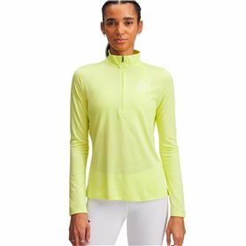 Tee-shirt Manches Longues Femme Under Armour Tech 1/2 Zip Jaune