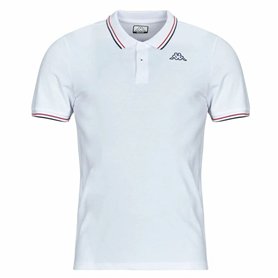 Polo à manches courtes homme Kappa Ezio 2 Blanc Rouge