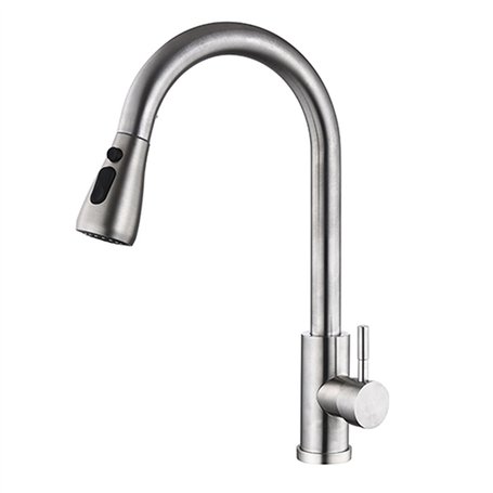 Mitigeur Fontastock Gris Acier inoxydable Céramique Forme en C