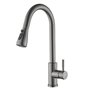 Mitigeur Fontastock Gris Acier inoxydable Céramique Forme en C