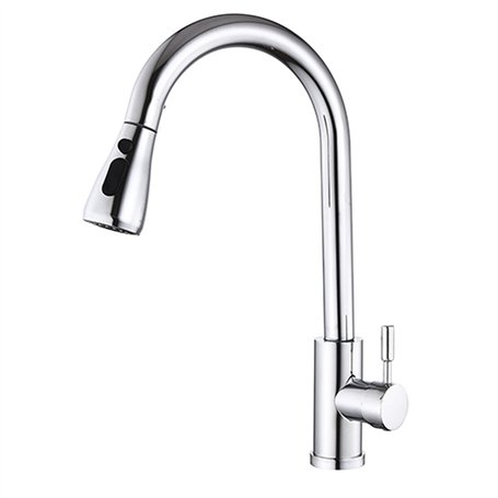 Mitigeur Fontastock Chrome Acier inoxydable Céramique Forme en C