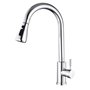 Mitigeur Fontastock Chrome Acier inoxydable Céramique Forme en C