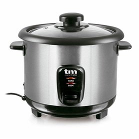 cuiseur à riz TM Electron Acier verre Acier inoxydable 400 W 1 L