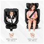 Siège de Voiture Babyauto SCUDDA GREY DOBBY Gris 0 (de 0 a 10 kilos) 0+ (de 0 a 13 kilos) I (9 - 18 kg) II (15-25 kg) III (22 -