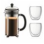 Cafetière à Piston Bodum Gris 1 L 0