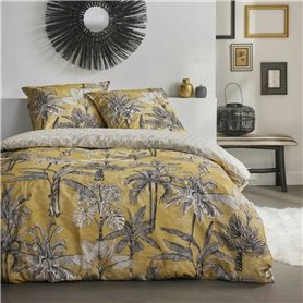 Parure de couette TODAY Jaune 260 x 240 cm Lit king size