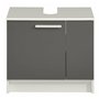 meuble bas pour lavabo Versa Blanc Gris Bois Mélamine 59 x 38 x 53,5 cm
