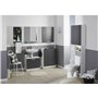 meuble bas pour lavabo Versa Blanc Gris Bois Mélamine 59 x 38 x 53,5 cm