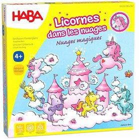Jeu de société HABA Unicorn Glitterluck Cloud Stacking