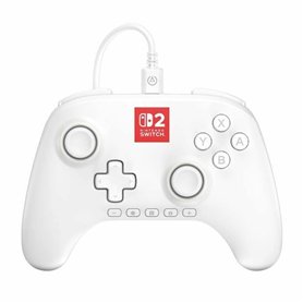 Manette Pro pour Nintendo Switch + Câble USB Powera NSGP0524-01 Blanc Manette Pro pour Nintendo Switch + Câble USB Powera NSGP0524-01 Blanc