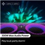 Haut-parleurs bluetooth portables Hisense Noir 300 W