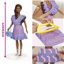 Pâte à modeler en argile Play-Doh Barbie Fashionista Ruffles Multicouleur 730 g
