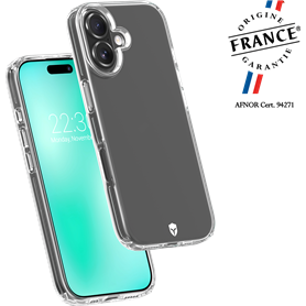 Coque renforcée iPhone 17 FEEL Origine France Garantie 2m Transparente + Garantie à vie - Origine France Garantie Force Case