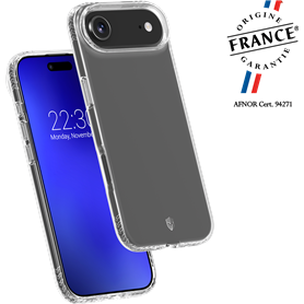 Coque renforcée iPhone Air PULSE Origine France Garantie 3m Transparente + Garantie à vie - Origine France Garantie Force Case