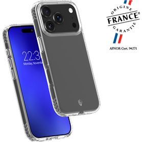 Coque renforcée iPhone 17 Pro PULSE Origine France Garantie 3m Transparente + Garantie à vie - Origine France Garantie Force Cas