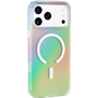 Coque MagSafe iPhone 17 Pro Hybride Transparente Irisée Bigben