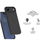 Coque renforcée MagSafe iPhone Air SILICONE 2m Noire + Garantie à vie Force Case