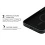 Coque renforcée MagSafe iPhone 17 Pro Max SILICONE 2m Noire + Garantie à vie Force Case
