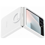 Coque Samsung Galaxy Z Flip 6 / Flip 7 FE Silicone avec Anneau Blanc Samsung