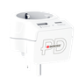 Adaptateur voyage USB A + USB C PD Europe vers USA Blanc Skross