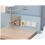 Adaptateur voyage 16A Monde vers Europe 2/3 poles Blanc Skross