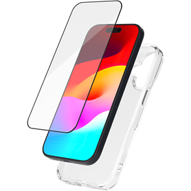 Pack 2 en 1 Coque iPhone 17 Souple Transparente + Protège écran 2.5D + SmartFrame™ - Certifié GRS Bigben