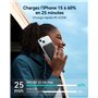 Powerbank Pocket Neo 10000mAh 3 ports USB A+2C 22.5W PD/QC Câble dragonne Noir Iniu