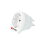 Adaptateur voyage Europe vers Danemark Blanc Skross