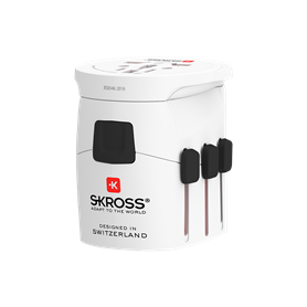 Adaptateur voyage PRO LIGHT WORLD Universel Blanc Skross