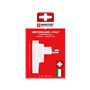 Adaptateur voyage 2 USB A Monde vers Chine/Italie/Brésil Blanc Skross