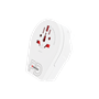 Adaptateur voyage USB C Monde vers UK Blanc Skross