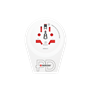 Adaptateur voyage USB C Monde vers UK Blanc Skross