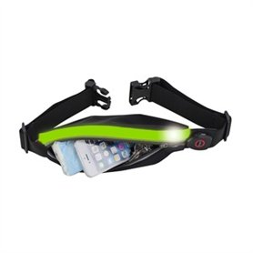 CEINTURE ECLAIRANTE XTENS LIGHT 1 POCHE VERT