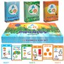 AGO Phonics: 3 Jeux de Cartes pour Apprendre l'anglais. Jeu educatif de Cartes mentales pour découvrir Le vocabulaire Anglais Co