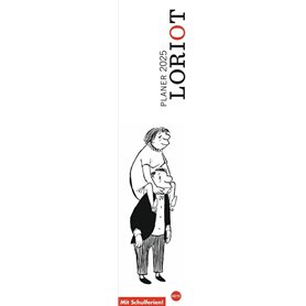 Loriot Planner 2025 : humour et organisation dans un calendrier pratique avec les meilleurs motifs de Loriot. Calendrier mural 2