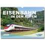 Calendrier 2026 des chemins de fer dans les Alpes - Calendrier mural au format A3 au format paysage - Train - Photos de qualité