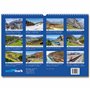 Calendrier 2026 des chemins de fer dans les Alpes - Calendrier mural au format A3 au format paysage - Train - Photos de qualité 