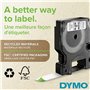 Dymo Ruban D1 24 mm x 7 m Noir/Rouge