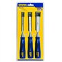 Jgo. 3 Formones mango madera 13-19-25