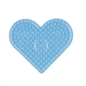 Hama - 8206 - Loisir Créatif - Maxi Plaque - Transparent Cœur Hama - 8206 - Loisir Créatif - Maxi Plaque - Transparent Cœur