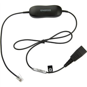 Jabra B2B Smart Cord Straight Noir