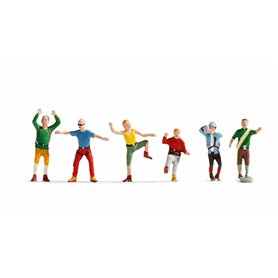 Noch - 15871 - Modélisme Ferroviaire - Alpinistes - 6 Figurines