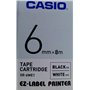 Casio XR-6WE1 Etiqueteuse Noir sur Blanc