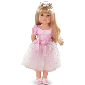 Götz 1359072 Hannah en Princesse poupée - Princesse - poupée Debout de 50 cm de Haut avec de Longs Cheveux blonds et des Yeux Bl