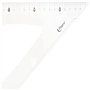 Maped 146122 Équerre Cristal 60 degrés Longueur de la cathéte : 210 mm