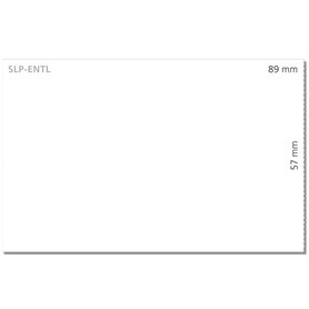 Seiko Instruments SLP-ENTL Rouleau de 250 grandes étiquettes pour badge 57 mm x 89 mm Blanc