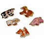 Goki Puzzle à Encastrements, Bébés Animaux